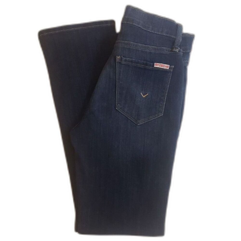 Hudson - Blair Jeans - High Rise - Bootcut - Dark Blue - Women Size 27 - Picture 3 of 8